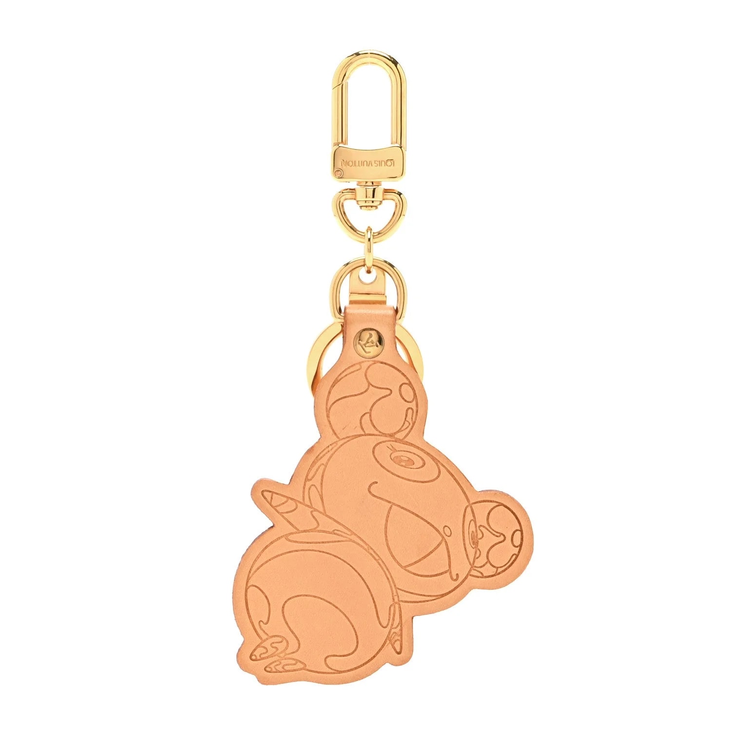 Louis Vuitton — Vachetta Panda Key Ring Bag Charm — Accessory — resale