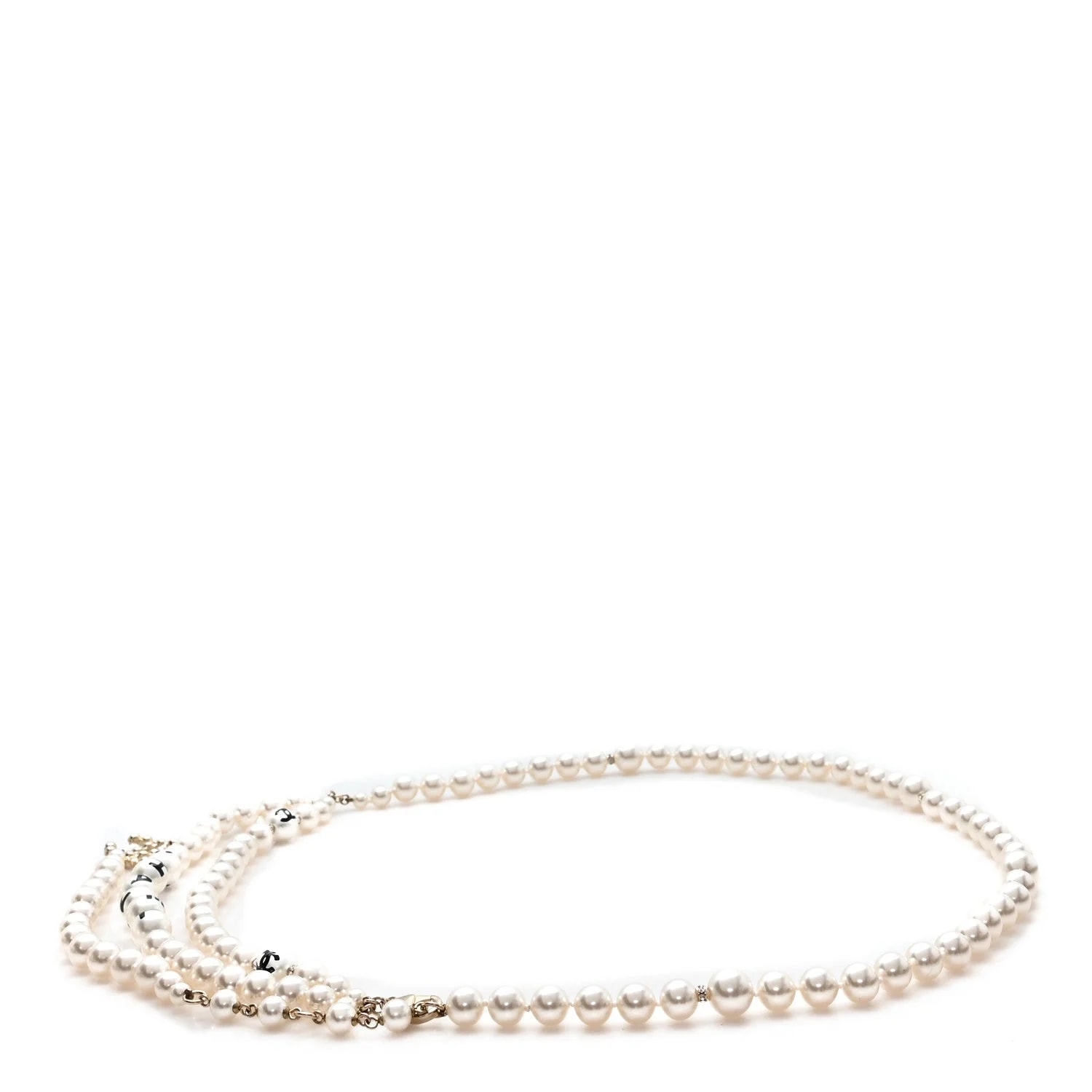 Coco's Pearls Logo Belt 85 34 Pearly 2