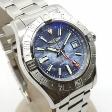 Breitling Avenger II GMT Japan Limited A3239011/C930 Blue MOP Dial 3