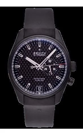 Worldofluxuryus — Zenith El Primero Retrotimer PVD Stainless Steel — Watch — resale