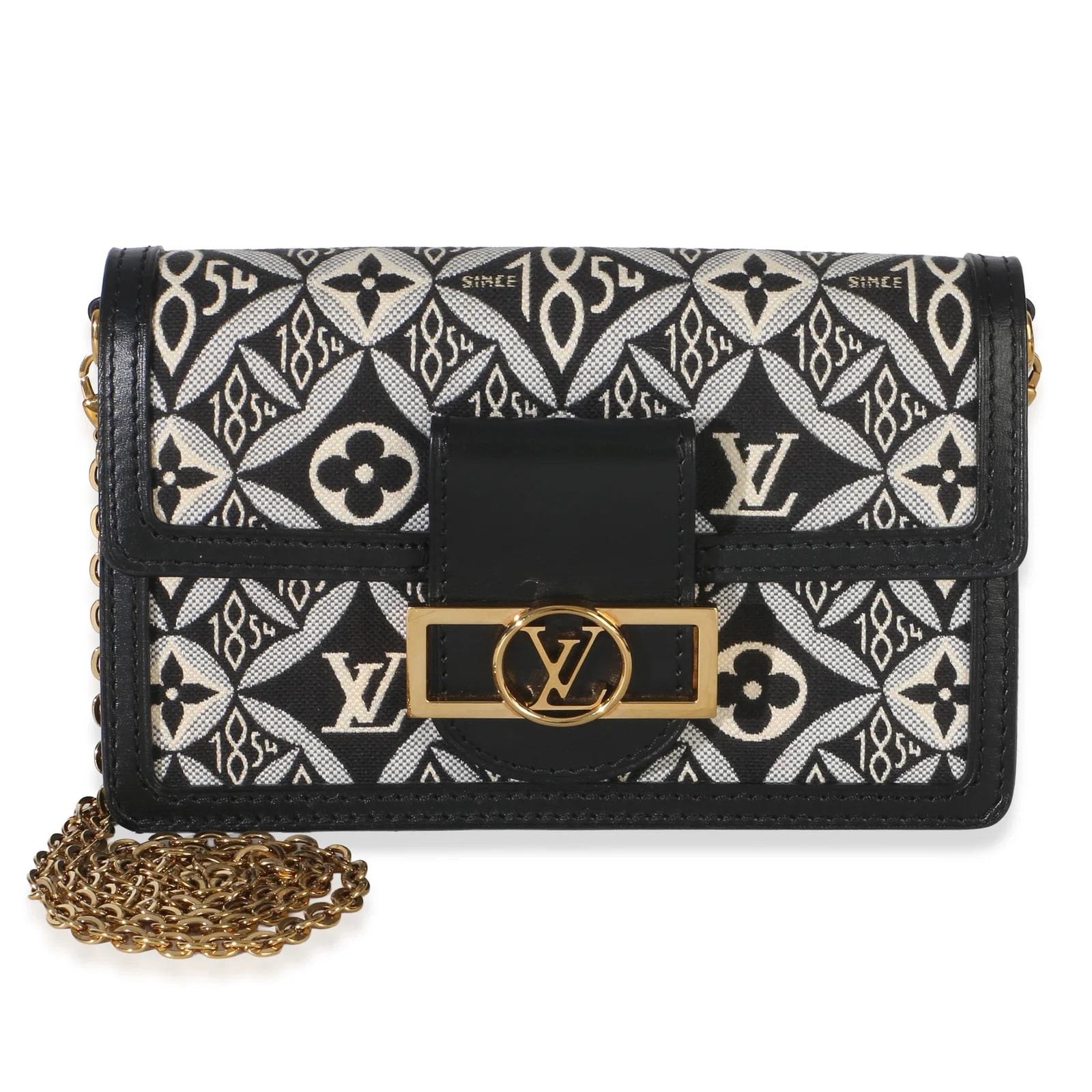 Louis Vuitton — Louis Vuitton Since 1854 Dauphine Chain Wallet Fabric — Handbag — resale