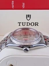 Tudor Prince Date Day 76214 Silver Dial. 18K Gold. 4