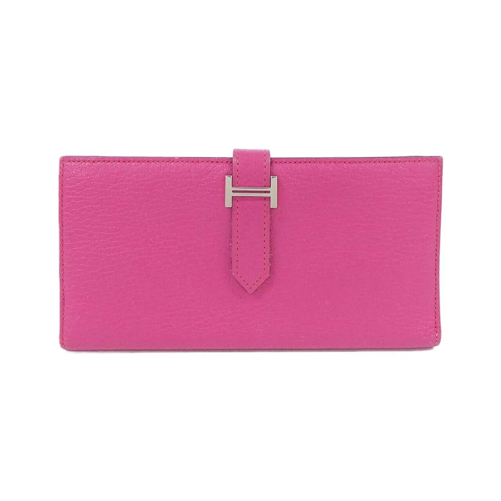 Hermès — Hermes Shocking Soufre Long Wallet (Bi-Fold) — Handbag — resale
