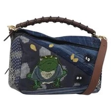 LOEWE x Studio Ghibli — Loewe X Studio Ghibli Puzzle Boro Frog Soot Sprites Auth 167492SM — Handbag — resale