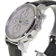 IWC Chronograph Portofino IW391001 Stainless Steel Leather 39mm #KNW2775 2