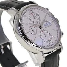 IWC Chronograph Portofino IW391001 Stainless Steel Leather 39mm #KNW2775 3