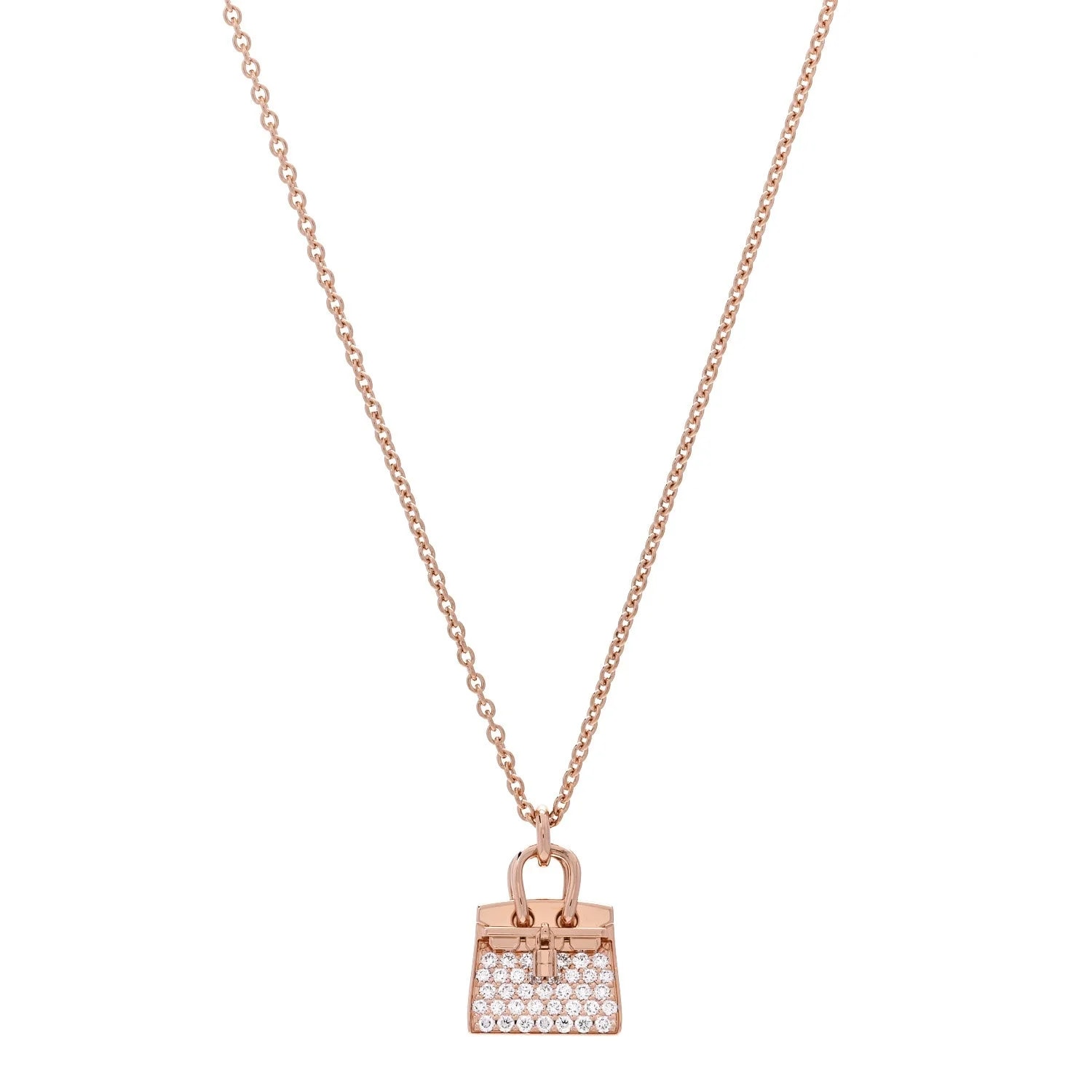 Hermès — 18K Rose Gold Birkin Amulettes — Jewelry — resale