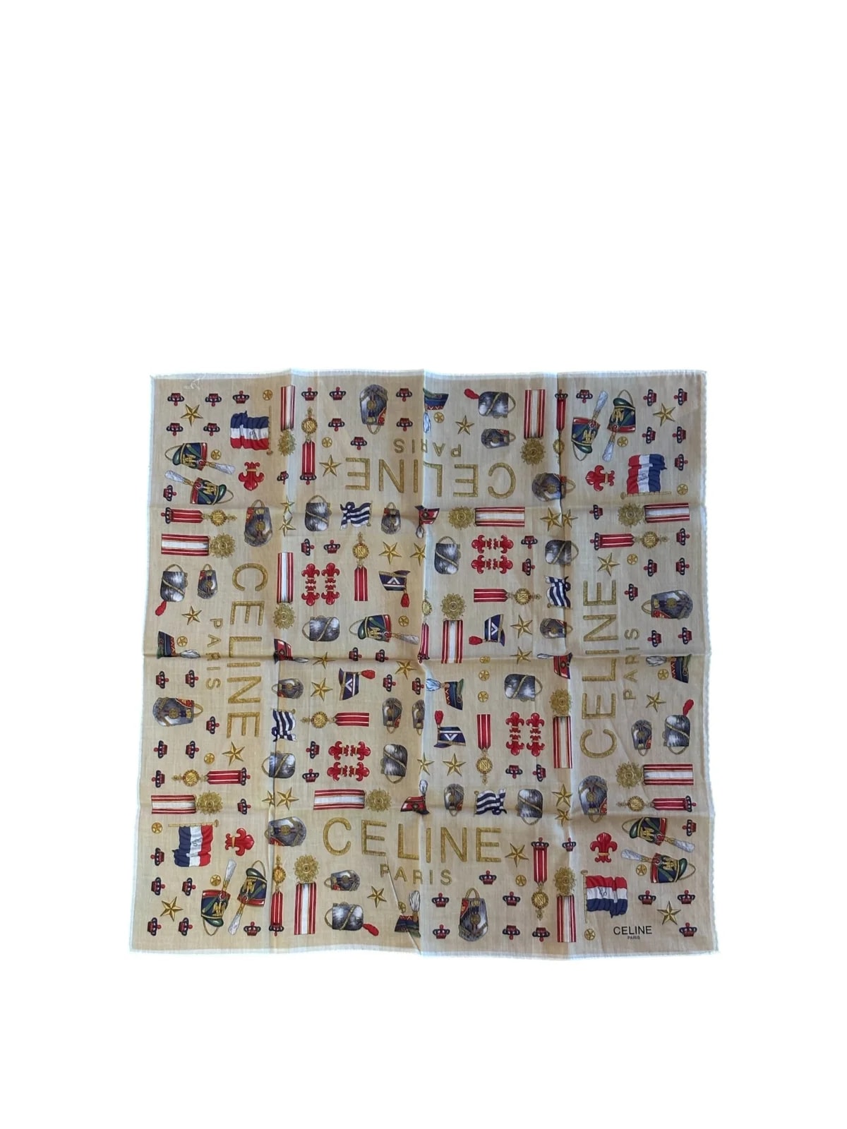 Celine — Celine Background Paris Handkerchief — Accessory — resale