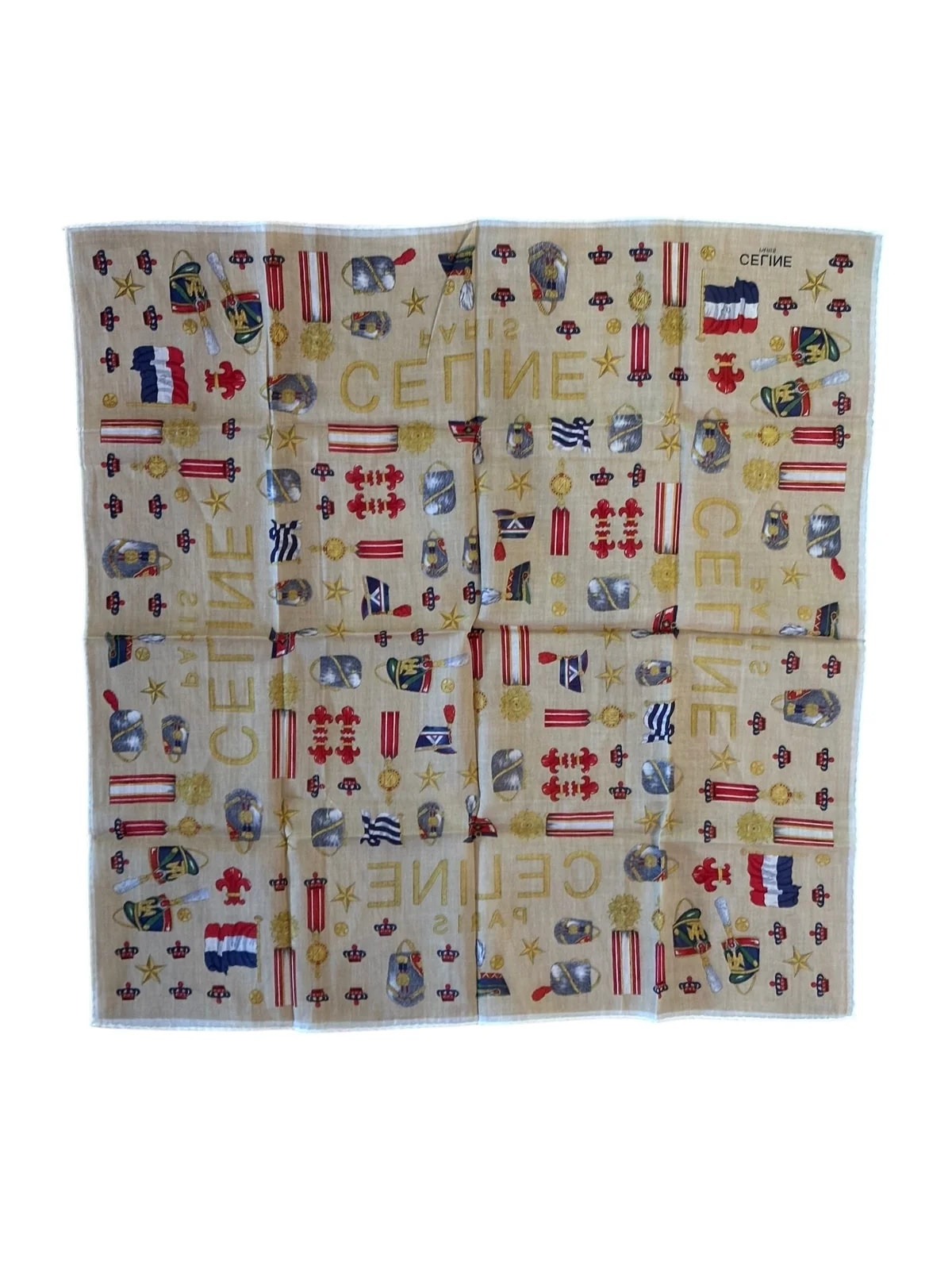 Celine Background Paris Handkerchief 2