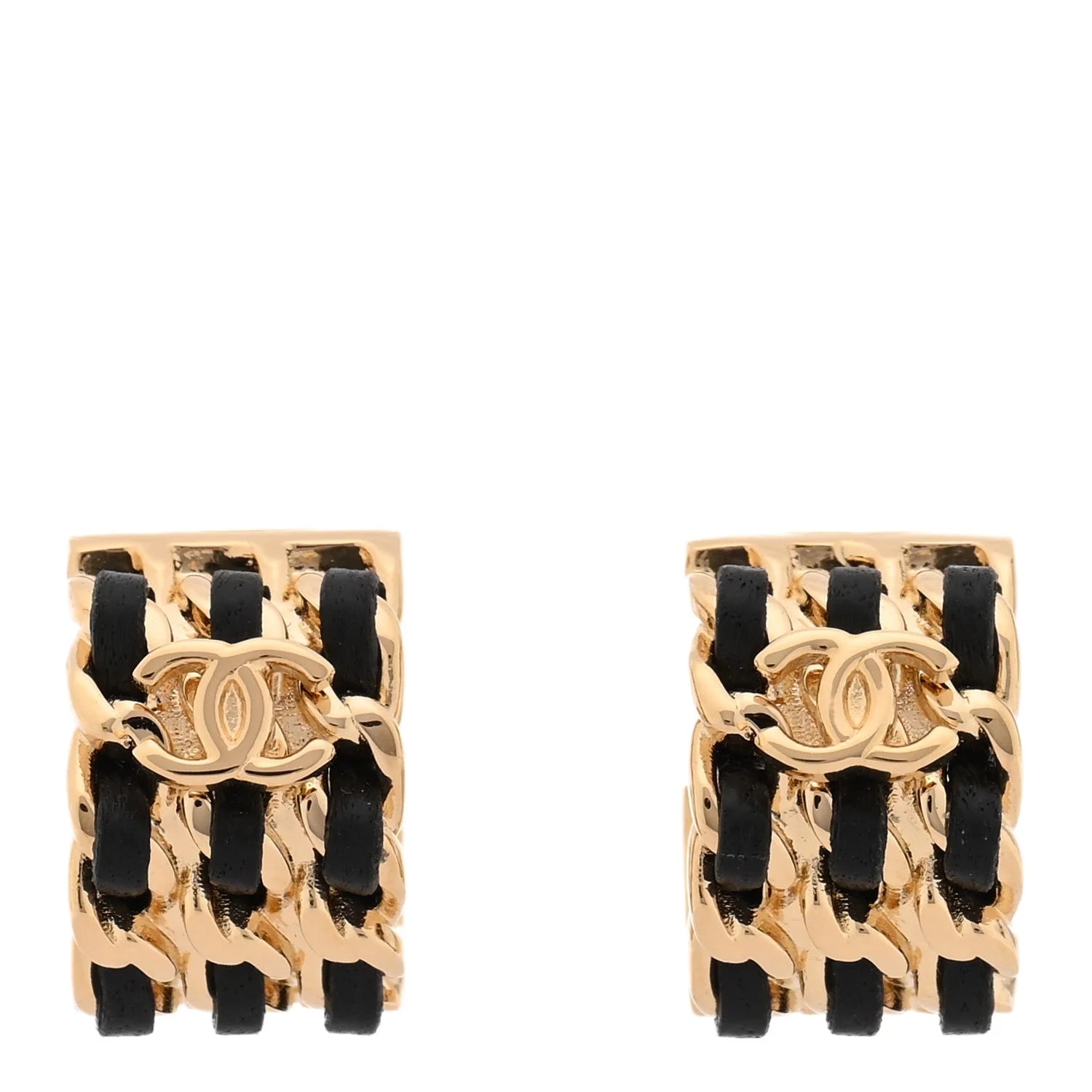 Chanel — CC Triple Chain Hoop — Jewelry — resale