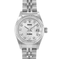Rolex — Rolex Datejust 26 79174 Silver Diamond Jubilee White Gold 2002 — Watch — resale