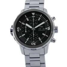 IWC — IWC Aquatimer Chronograph IW376804 Stainless Steel 44mm Black Dial #TZW370 — Watch — resale