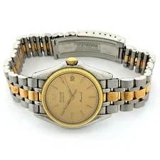 Tudor Monarch 15733 Yellow Gold Stainless Steel 34mm Gold Dial Quartz #TSW460 2