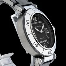 Cartier Pasha Seatimer 40mm Black Steel & Rubber Automatic 4