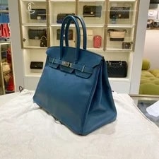 Hermès Birkin 35 With Palladium Hardware Auth Classic 4