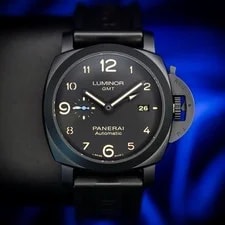 Panerai — Panerai Luminor 1950 PAM01441 44mm Black Dial Automatic GMT - BOX & Papers — Watch — resale