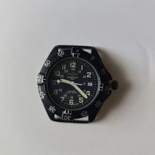 Breitling Army Colt Quartz 300M 1000FT Date Black Dial Running 4