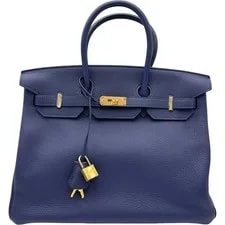 Hermès — Hermes Birkin 35 C刻 Ancre Hardware #OK178 — Handbag — resale