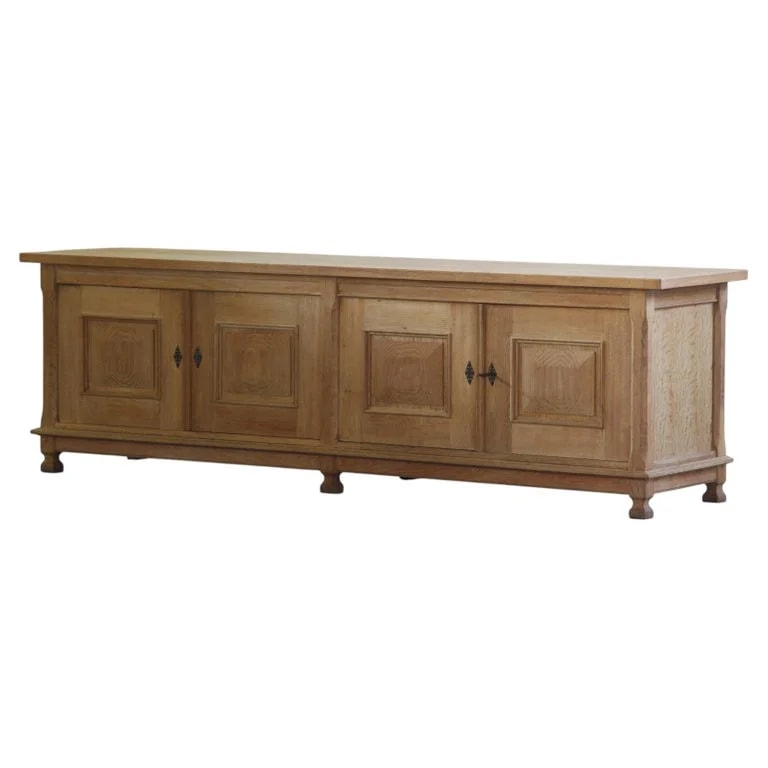 Original Brutalist 1960s Danish Sideboard in , Henning Kjærnulf — Furniture — resale