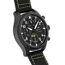 IWC Pilot's Chronograph Royal Maces IW389107 Black 637105 3