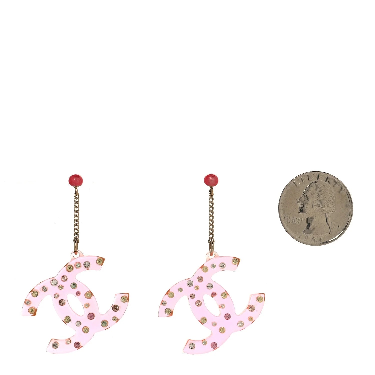 Resin CC Drop Earrings 2