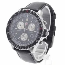 TAG Heuer Pilot 530.306 Chronograph Date Black Dial Quartz Watch_949123 2