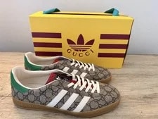 Gucci x Adidas — Gucci X Adidas Gazelle GG Monogram 11.5 Gucci 12 US Excellent — Sneaker — resale