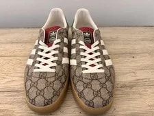 Gucci X Adidas Gazelle GG Monogram 11.5 Gucci 12 US Excellent 2