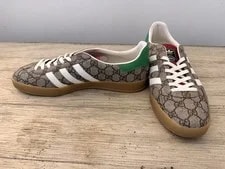 Gucci X Adidas Gazelle GG Monogram 11.5 Gucci 12 US Excellent 3