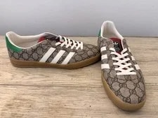 Gucci X Adidas Gazelle GG Monogram 11.5 Gucci 12 US Excellent 4
