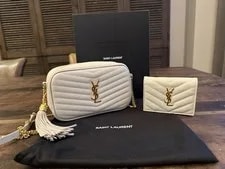 Saint Laurent Mini Lou Camera W/ Matching Wallet 2