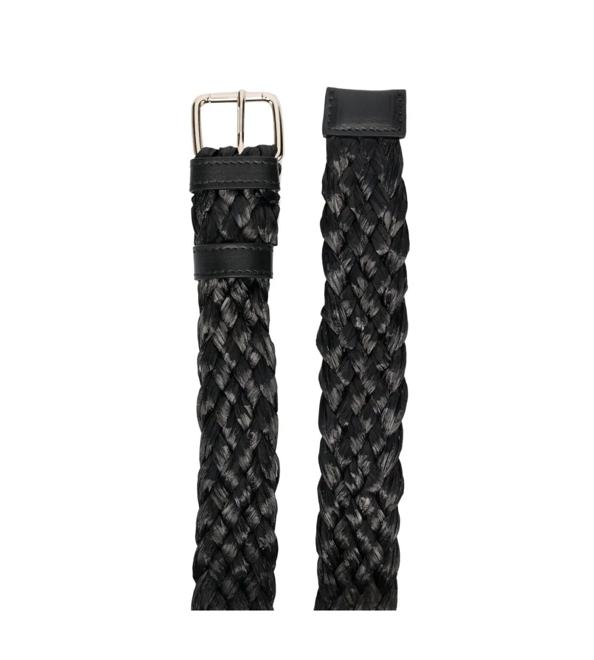 Valentino Woven Logo Belt — Textile 3