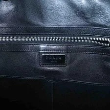 Prada Backpack Square Triangle Logo for 4