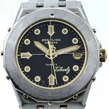 Breitling Tabarly 80770 Quartz Date Silver Combi Japan 0711928 4