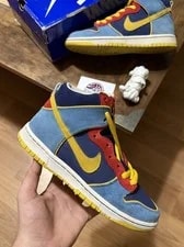 Nike SB Dunk High Pac-Man Size 6.5 Lightly Worn W Box & Extras Authentic 3