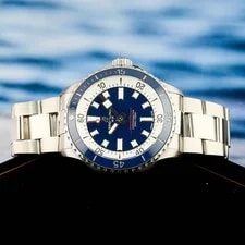Breitling Superocean Automatic Blue Dial on Steel a17375 Complete 2022 2