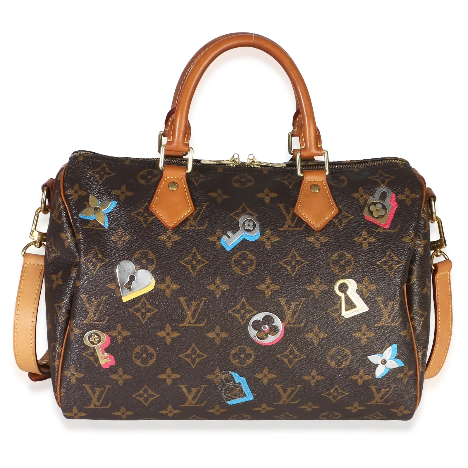 Louis Vuitton — Louis Vuitton Love Lock Speedy Bandouliere 30 — Handbag — resale