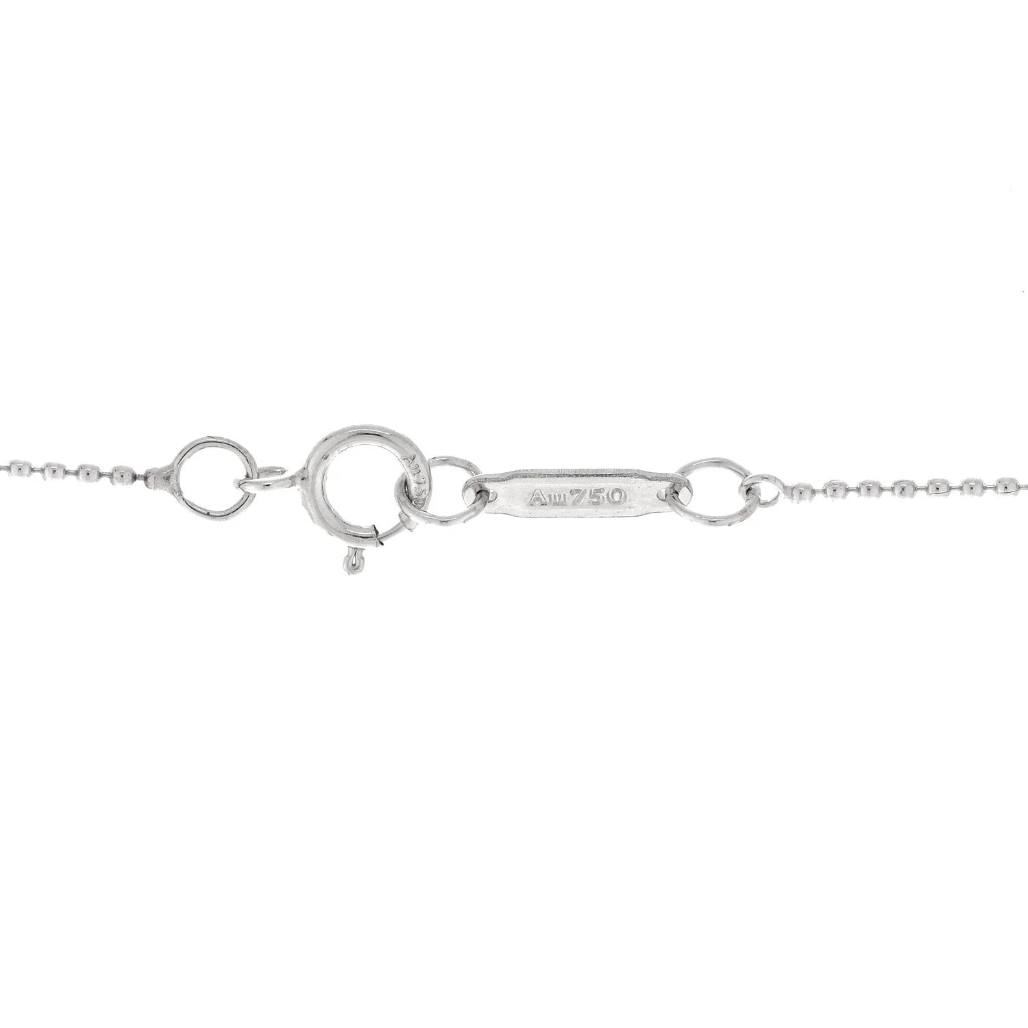 18K White Gold Daisy Key 4
