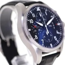 IWC Pilot ･Chronograph IW377701 Stainless Steel Diamond 43mm #KNW2425 4