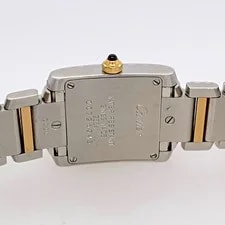 Cartier Tank Francaise TWO Tone 18K & St Steel 20mm 2384 Quartz 4