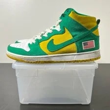 Nike SB Dunk High Oakland Athletics 10 (Moderately Worn )N Size 10 (NB) 3