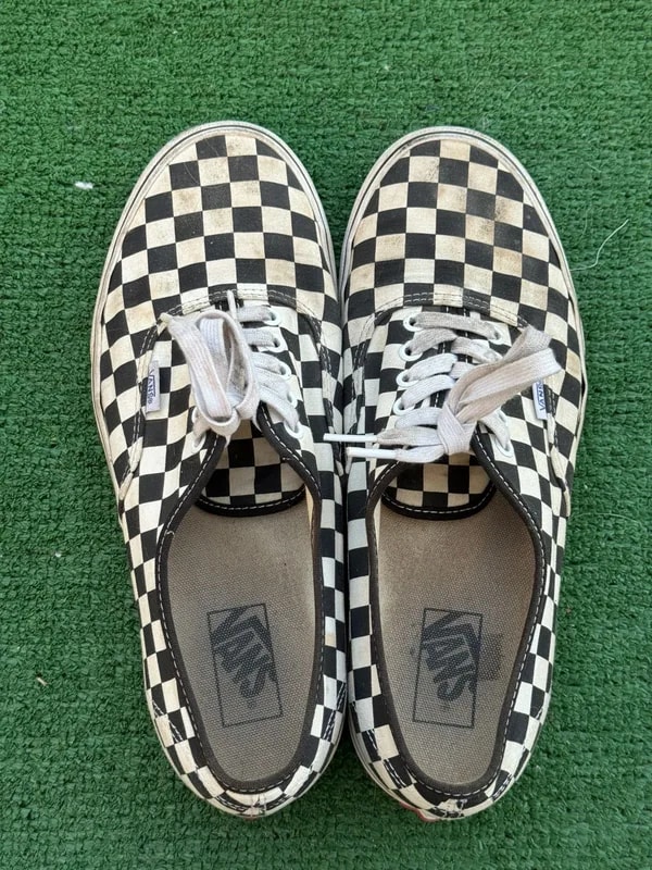 Vans — Vans and Checkered Skateboarding Shoes — Sneaker — resale