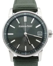 Audemars Piguet Code 11.59 Selfwinding Green Dial on Green Rubber-coated Strap 2