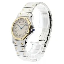 Cartier — Cartier Santos Octagonal LM W2001583 29mm SS Beige #C18629 — Watch — resale