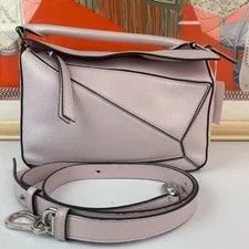 Loewe — Auth Loewe Puzzle Small Light Grained Hardware CrossbodyBag — Handbag — resale