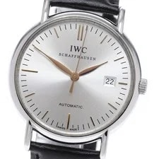 IWC Schaffhausen — IWC Schaffhausen Portofino IW356307 Date Silver Dial Automatic 's_966490 — Watch — resale