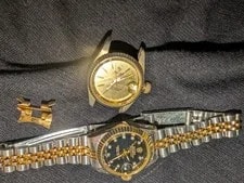 Rolex — Rolex Datejust Two-Tone Gold/Silver Automatic Date Analog Bracelet — Watch — resale