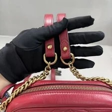 Gucci Chevron GG Marmont Camera Dual Strap Crossbody 4