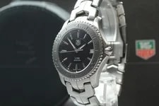 [Exc+5 W/ BOX] TAG Heuer Link WJ1110-0 Black Dial Quartz 39mm Swiss 2