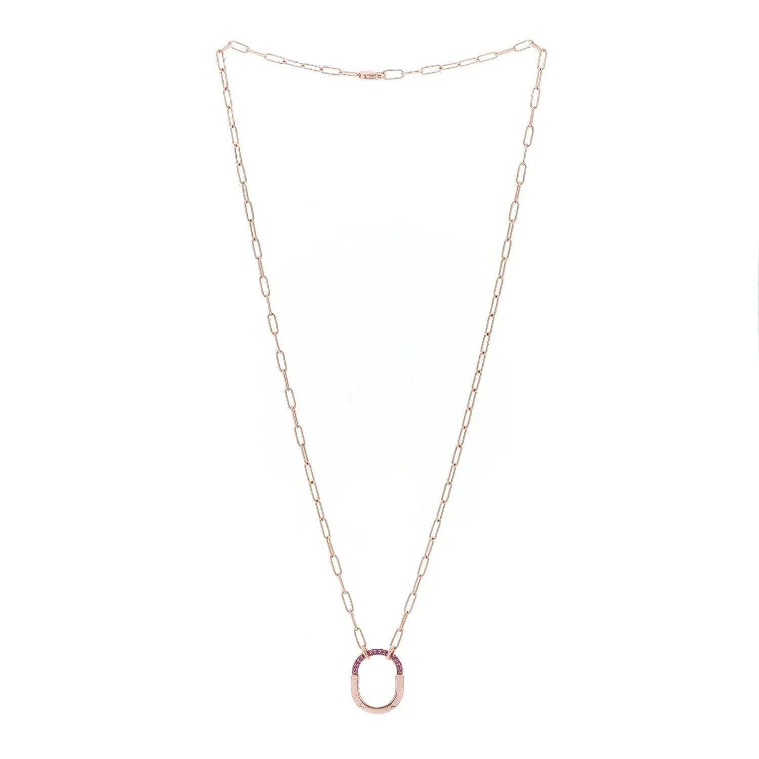 18K Rose Gold Small Lock 3
